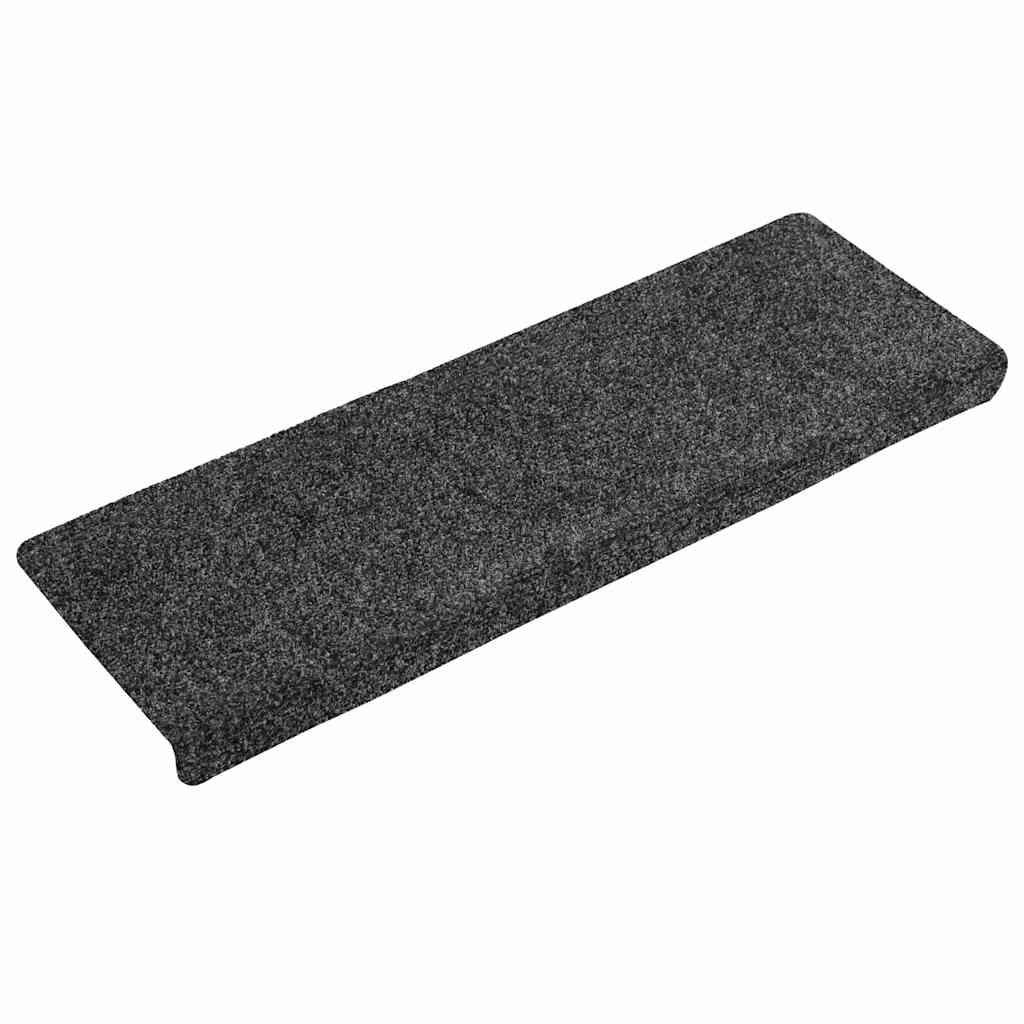 Stufenmatten Selbstklebend 15 Stk. 65x21x4 cm Dunkelgrau