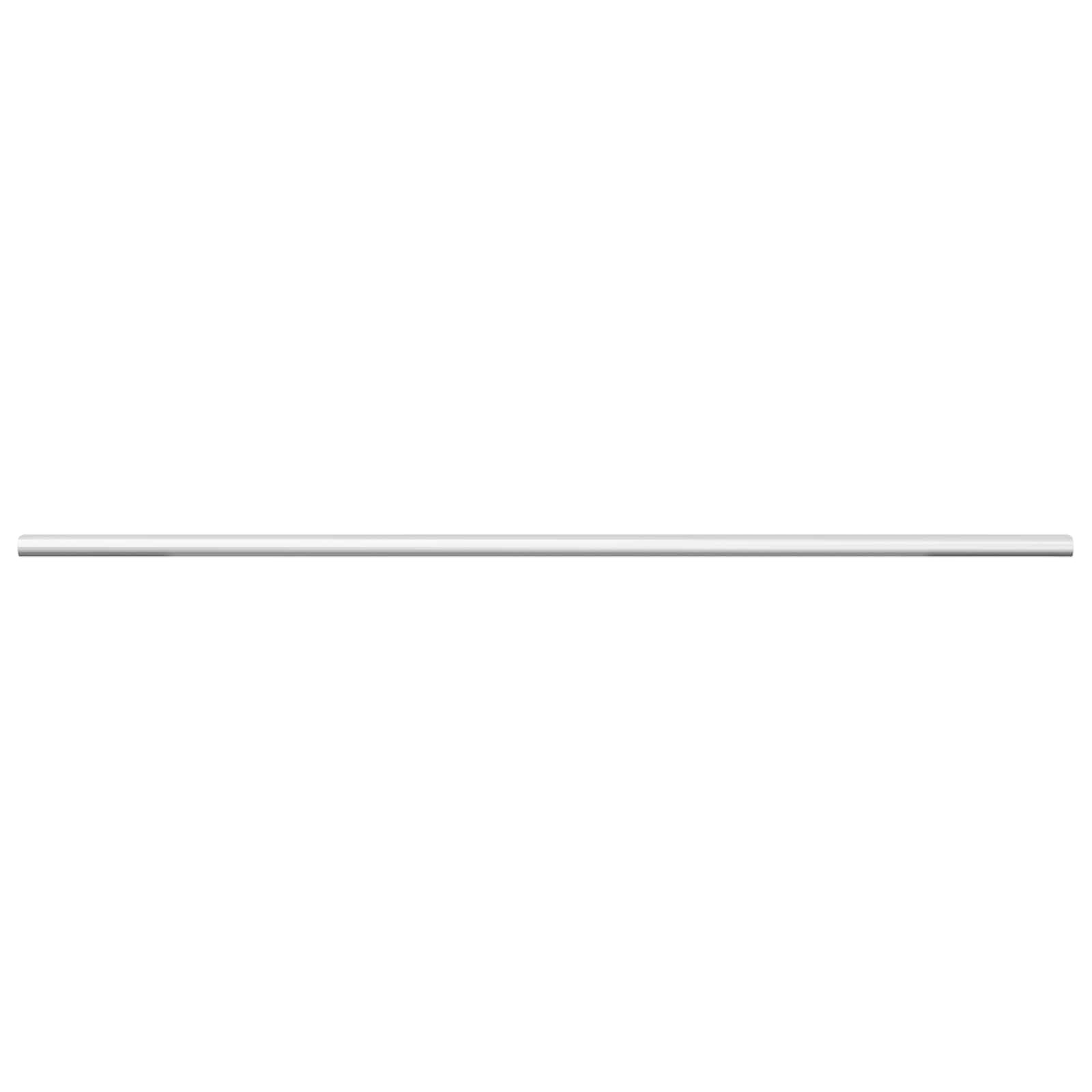 Kleiderstange 2 pcs Silber 764 x 15 x 29 mm Aluminiumlegierung