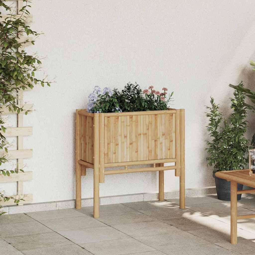 Hochbeet Braun 70 x 35 x 70 cm Bambus