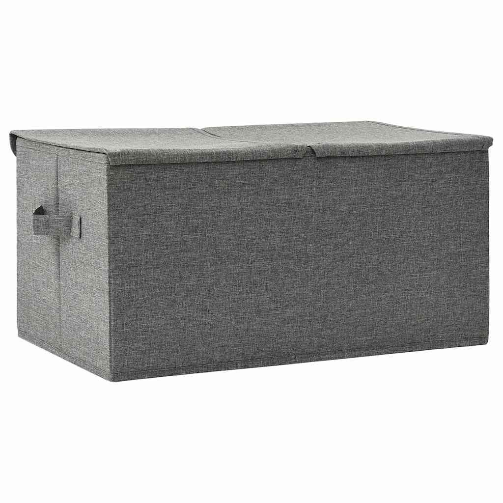 Lagerboxen Vliesstoff 2 fächer Anthrazit