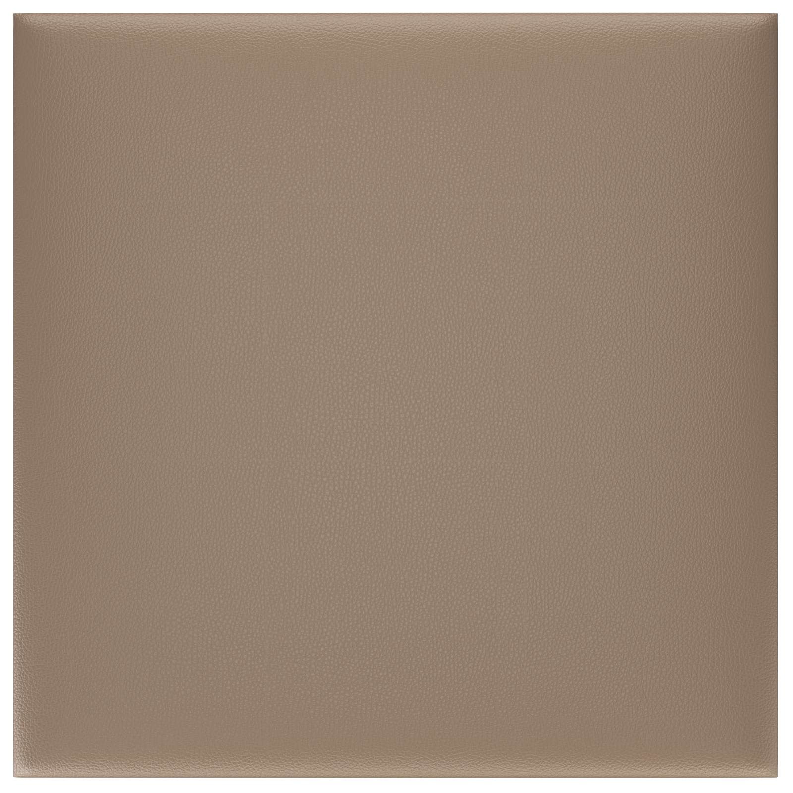 Wandkopfteilen 12 pcs Cappuccino 30 x 30 cm Stoff