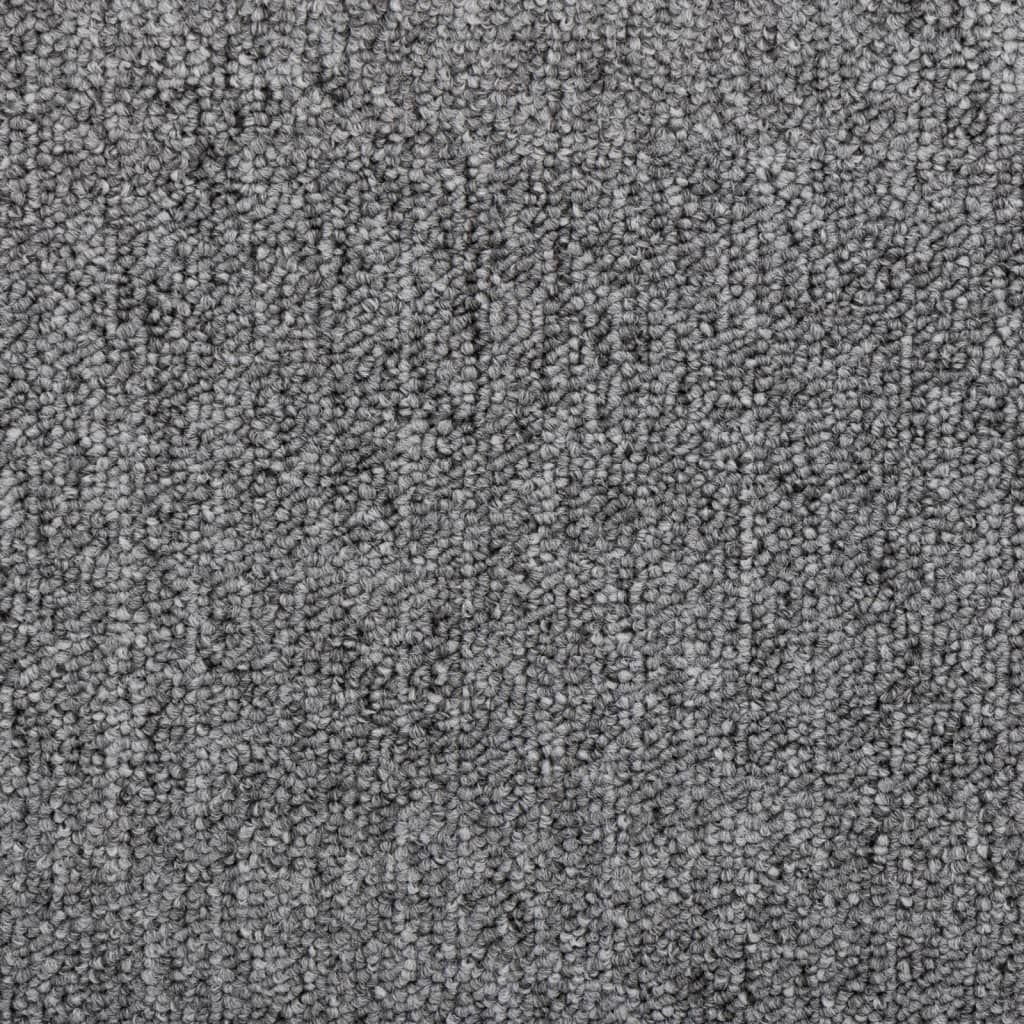 Stufenmatten 15 Stk. 65x24x4 cm Dunkelgrau Halbrund Groß