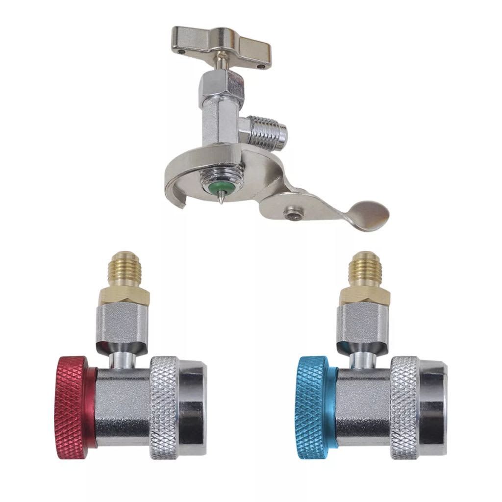 Vakuumpumpe 50 L/min 2-Wege-Verteiler-Manometer Klimaanlagen