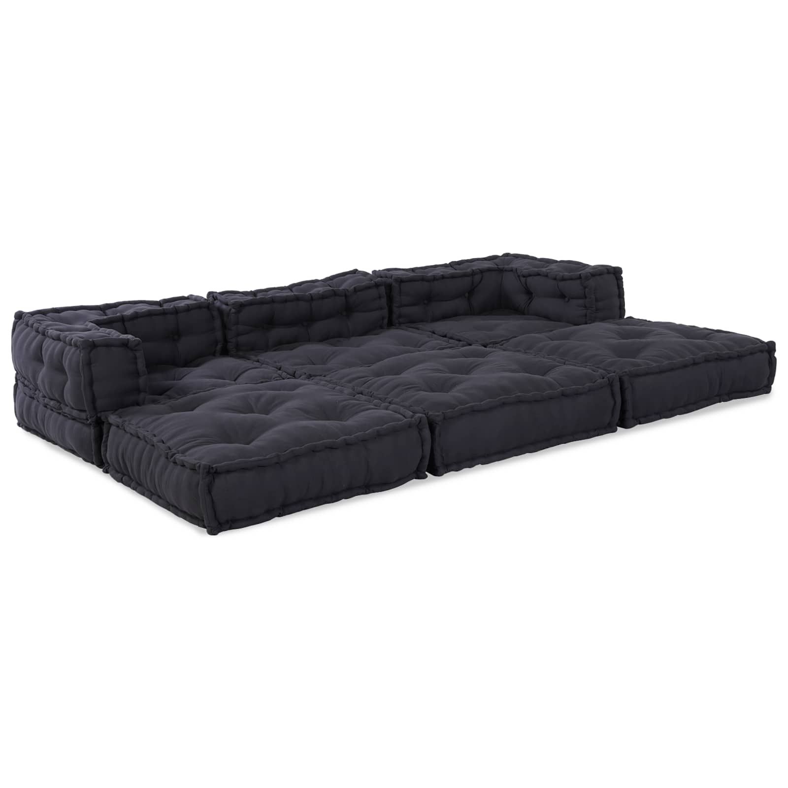 Modulare Sofagarnitur 3 pcs Anthrazit Stoff