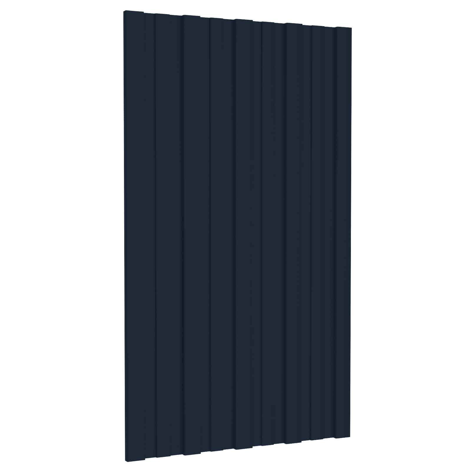 Dachpaneel 36 pcs Anthrazit 80 x 45 cm Verzinkter Stahl