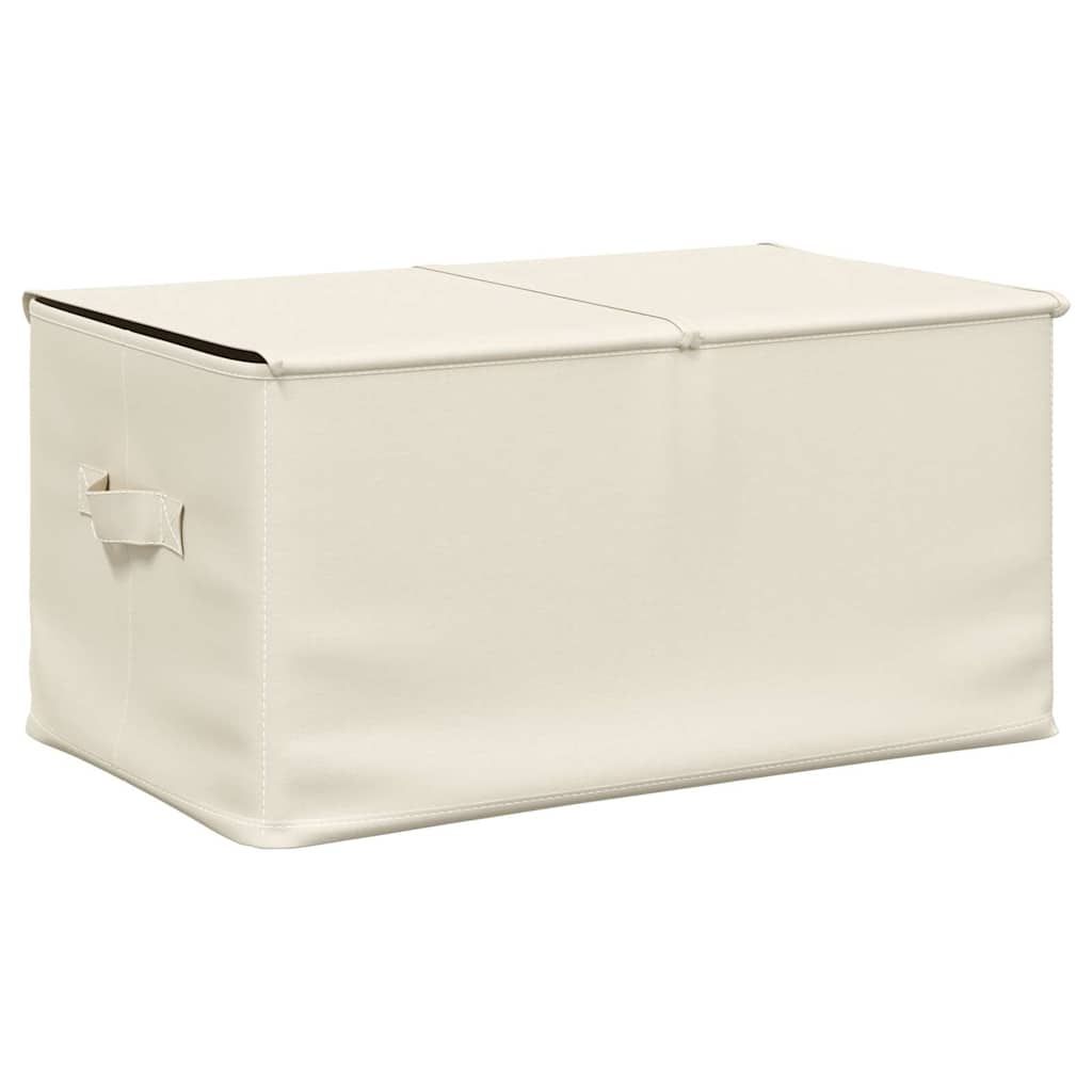 Lagerboxen Vliesstoff 2 fächer Creme