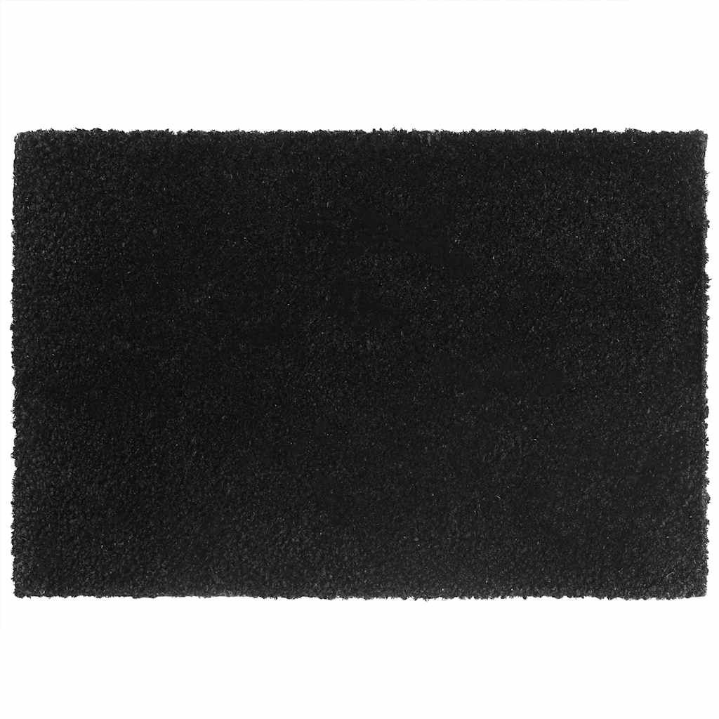 Fußmatte Schwarz 40x60 cm Kokosfaser Getuftet