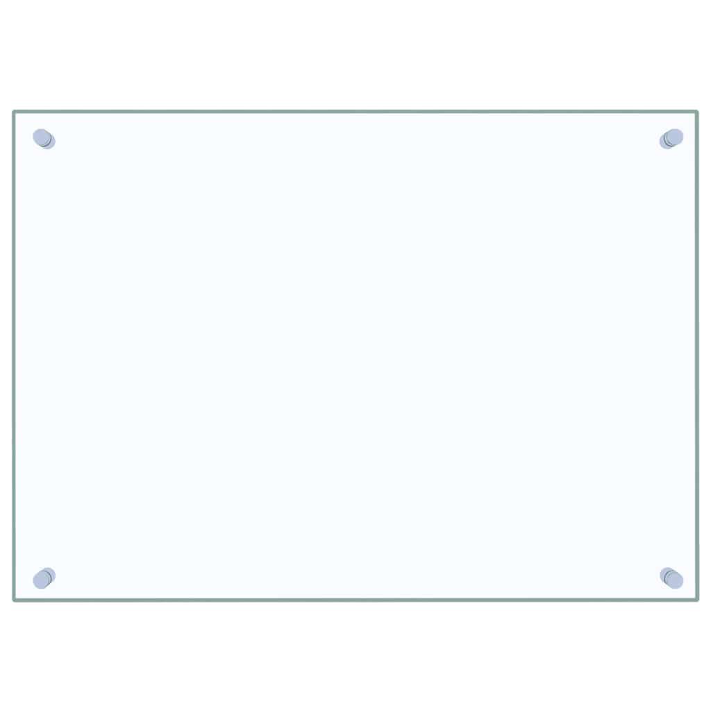 Küchenrückwand Transparent 70x50 cm Hartglas