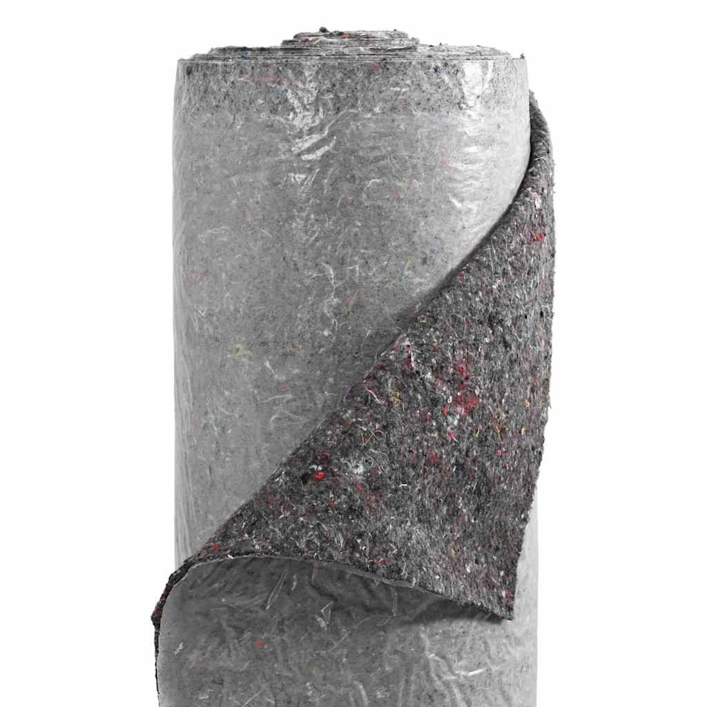 Teichvlies 1 x 10 m Polyester und Baumwolle Grau