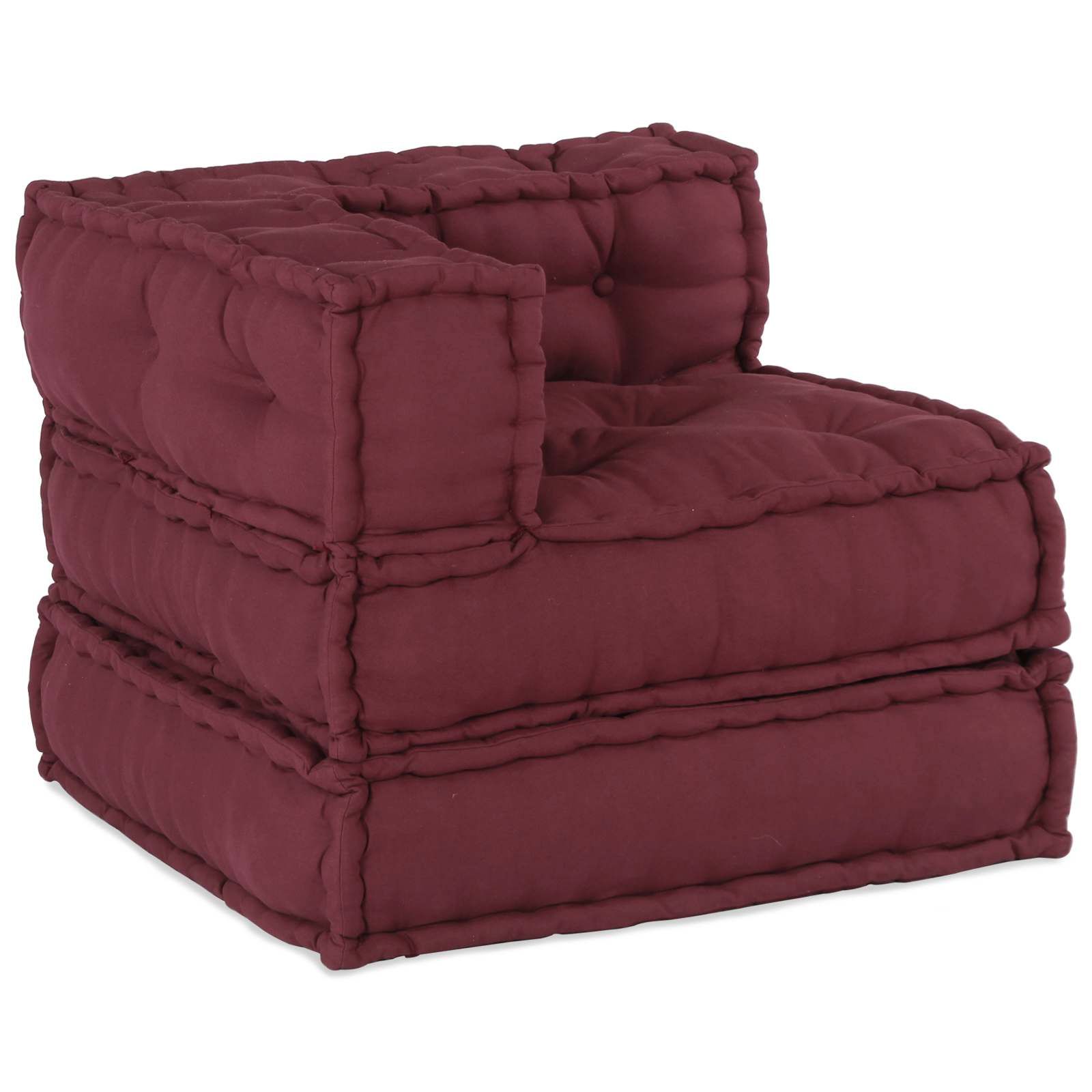 Modulare Sofagarnitur 3 pcs Kastanienbraun Stoff