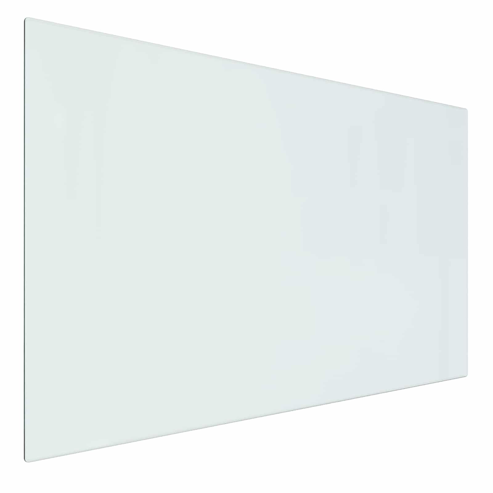 Feuerstelle Glasplatte Transparent 80 x 50 cm Glas