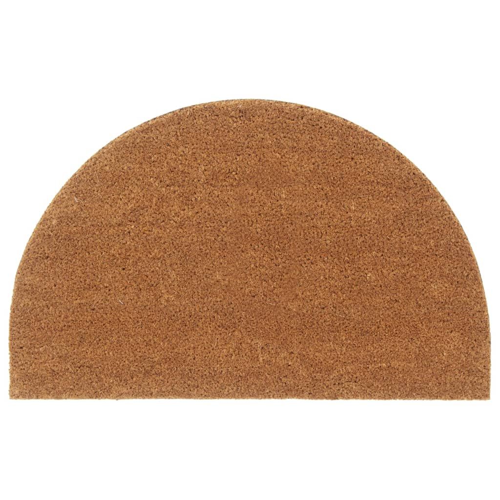 Fußmatte Natur Halbrund 50x80 cm Kokosfaser Getuftet