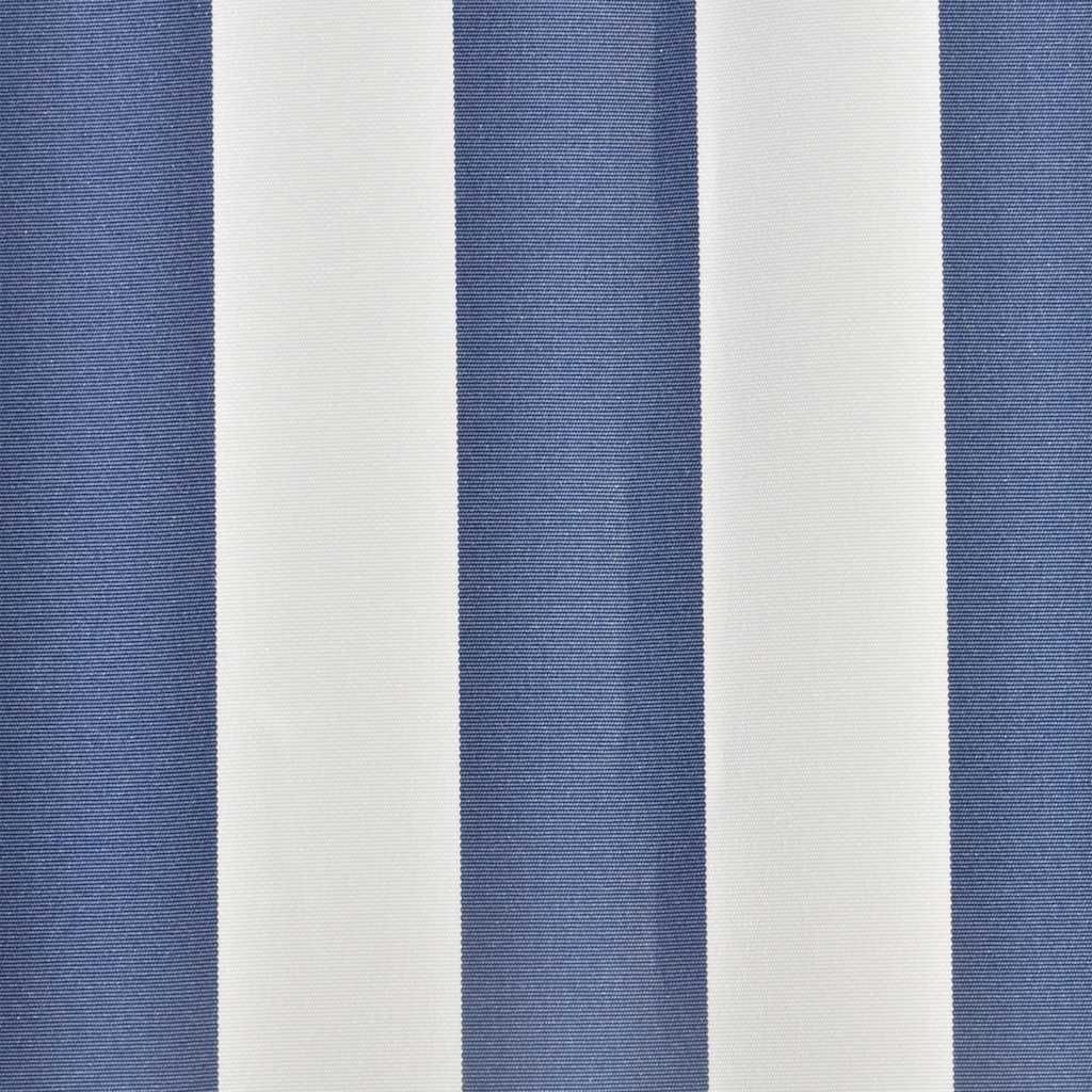 Ersatzstoff für Markise Blau und Weiß 300x250 cm Polyester