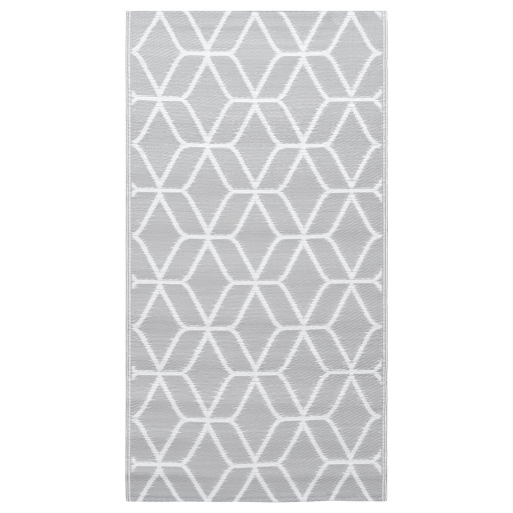 Outdoor-Teppich ARAKIL Grau 80x150 cm PP