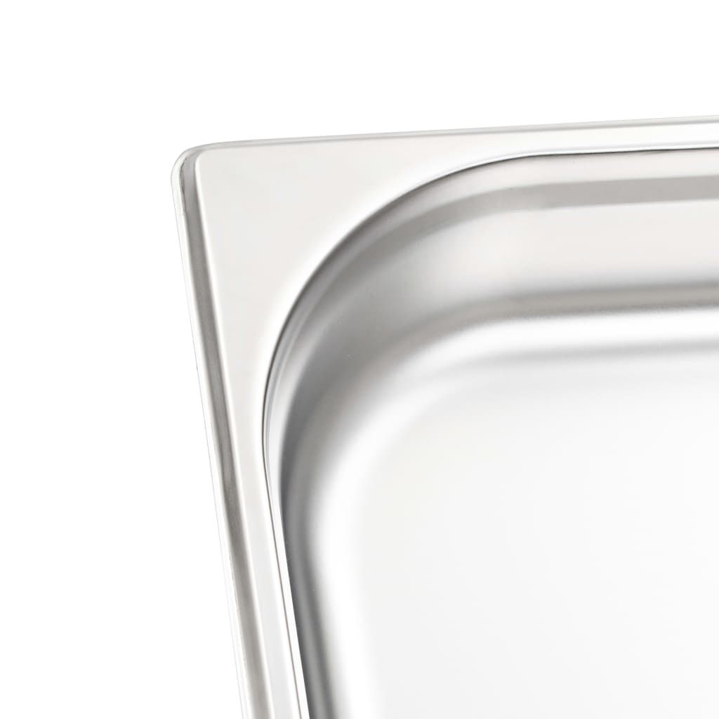 Gastronormbehälter 4 Stk. GN 1/2 65 mm Edelstahl