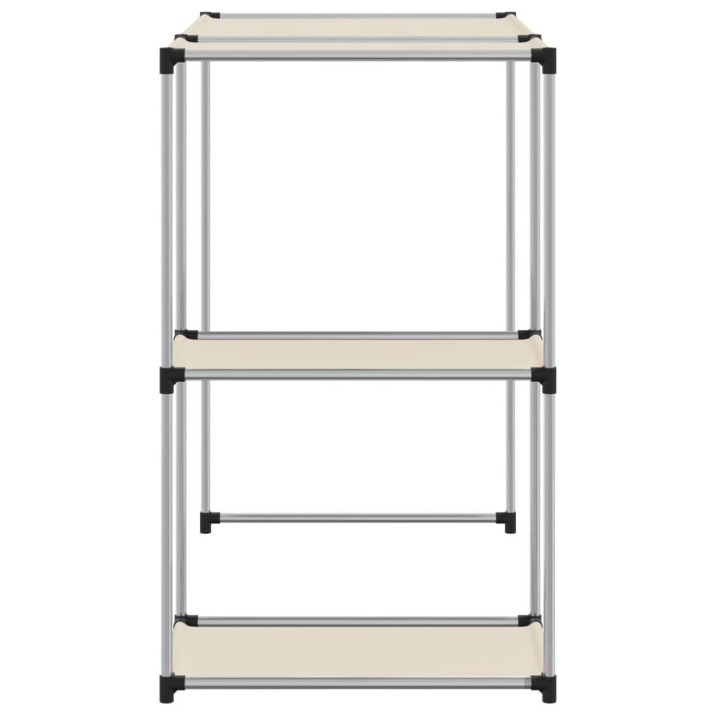 Waschmaschinenregal Creme 87x55x90,5 cm Eisen
