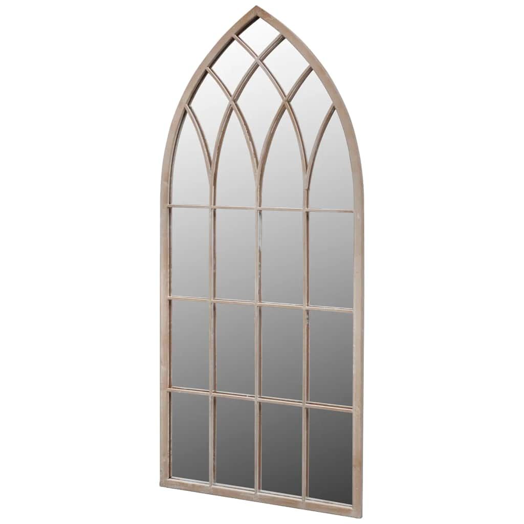 Rustikaler Gartenspiegel Bogen 50×115 cm für Indoor und Outdoor