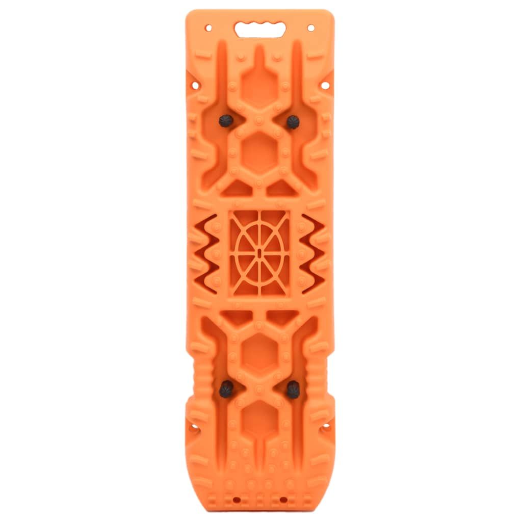 Traktionsmatten 2 Stk. Orange 107x31x7 cm Nylon