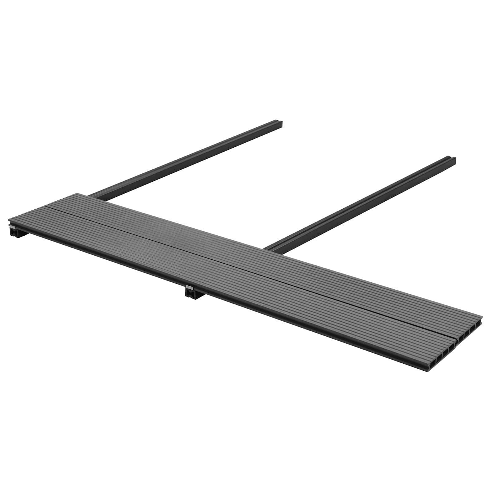 Terrassendiele 30 stk. Grau WPC