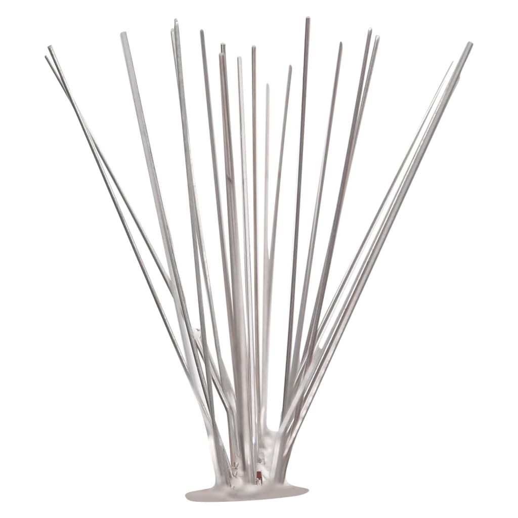 10-tlg. Taubenabwehr Spikes-Set Edelstahl 5 m 5-reihig