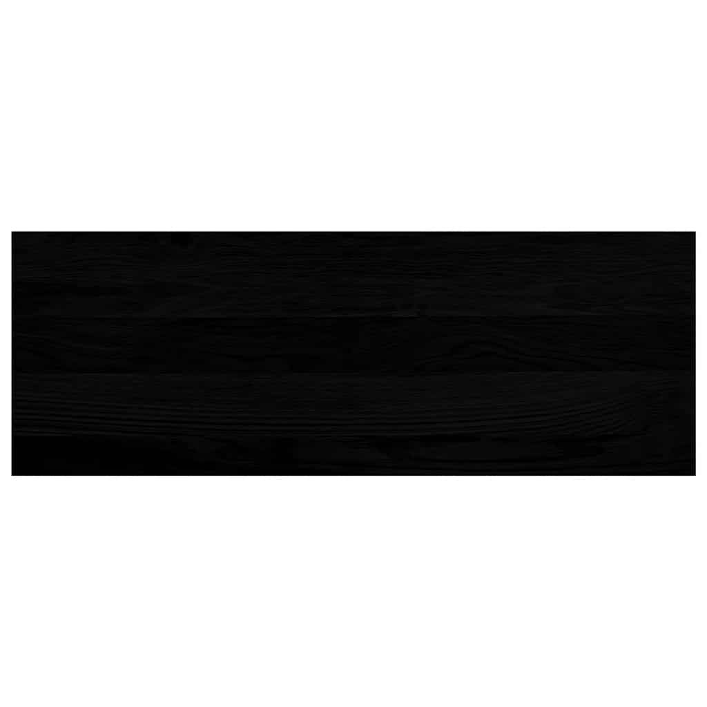 Treppenstufen 8 Stk. Braun-Schwarz 70x25x2 cm Massivholz Eiche