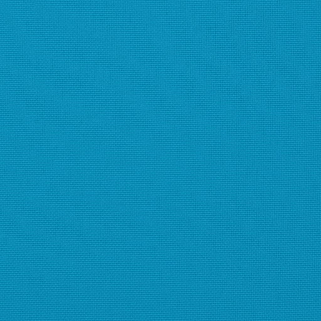 Niedriglehner-Auflagen 6 Stk. Hellblau Oxford-Gewebe