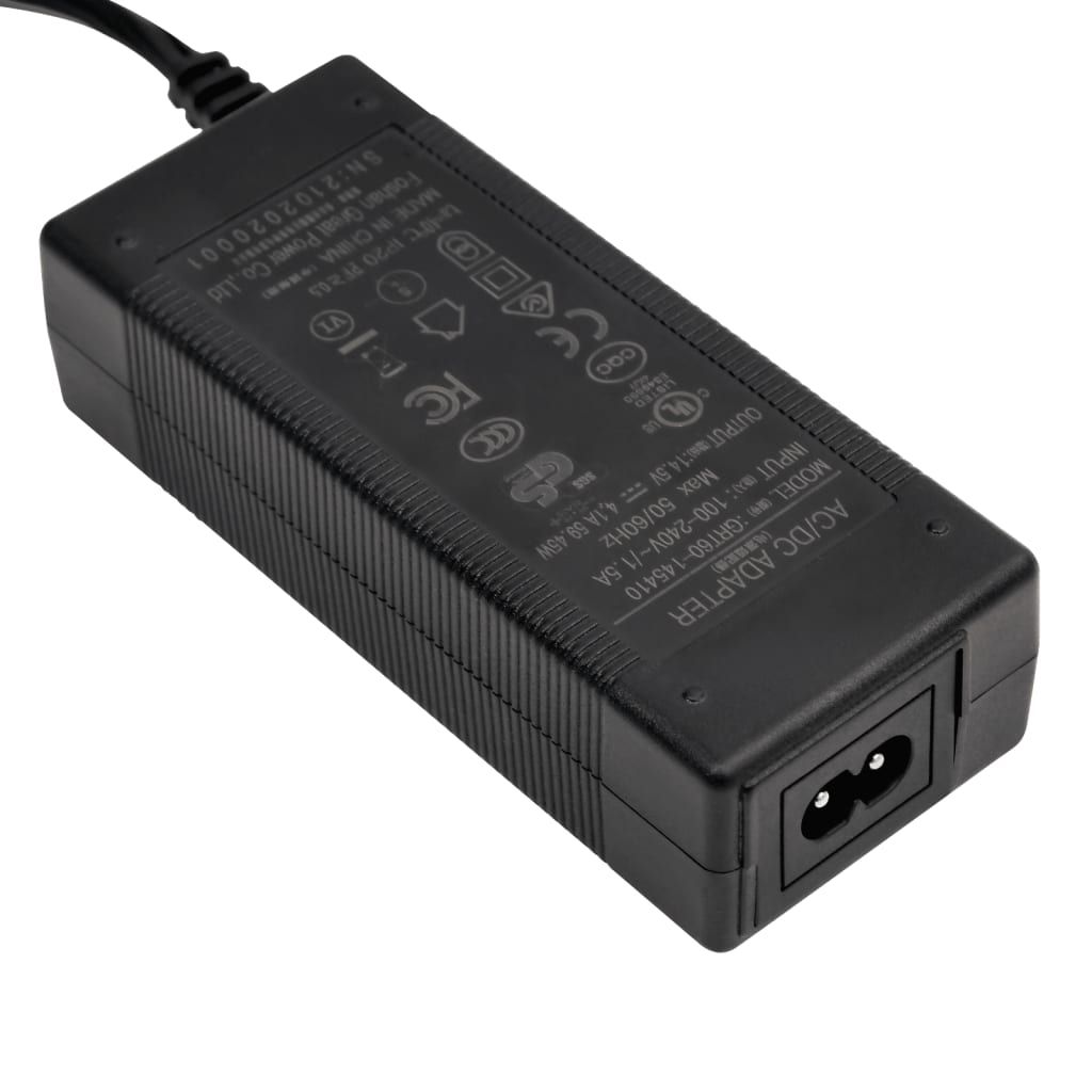 Kühlbox mit Rollen und Adapter Schwarz & Grau 50 L PP & PE