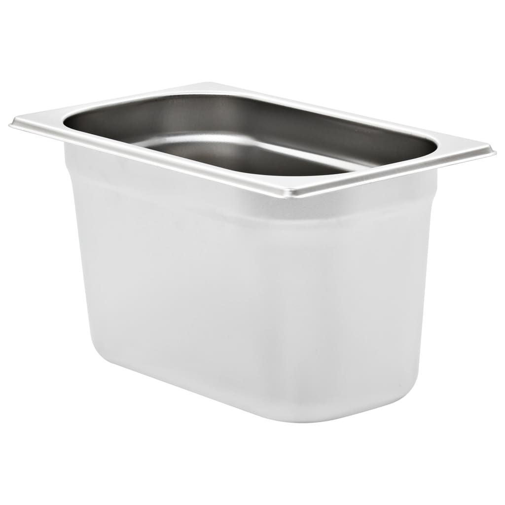 Gastronormbehälter 4 Stk. GN 1/4 150 mm Edelstahl