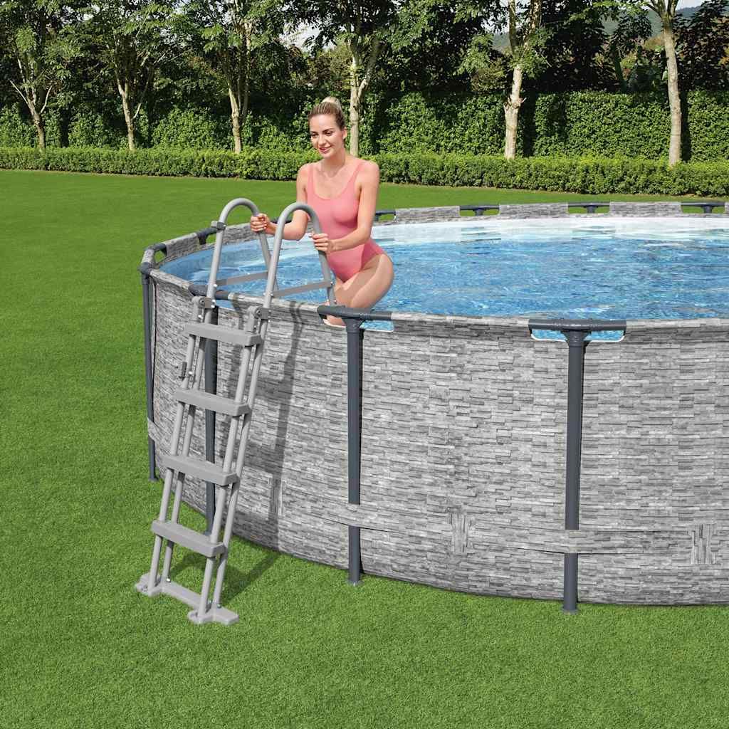 Bestway Flowclear 4-stufige Sicherheitsleiter 122 cm