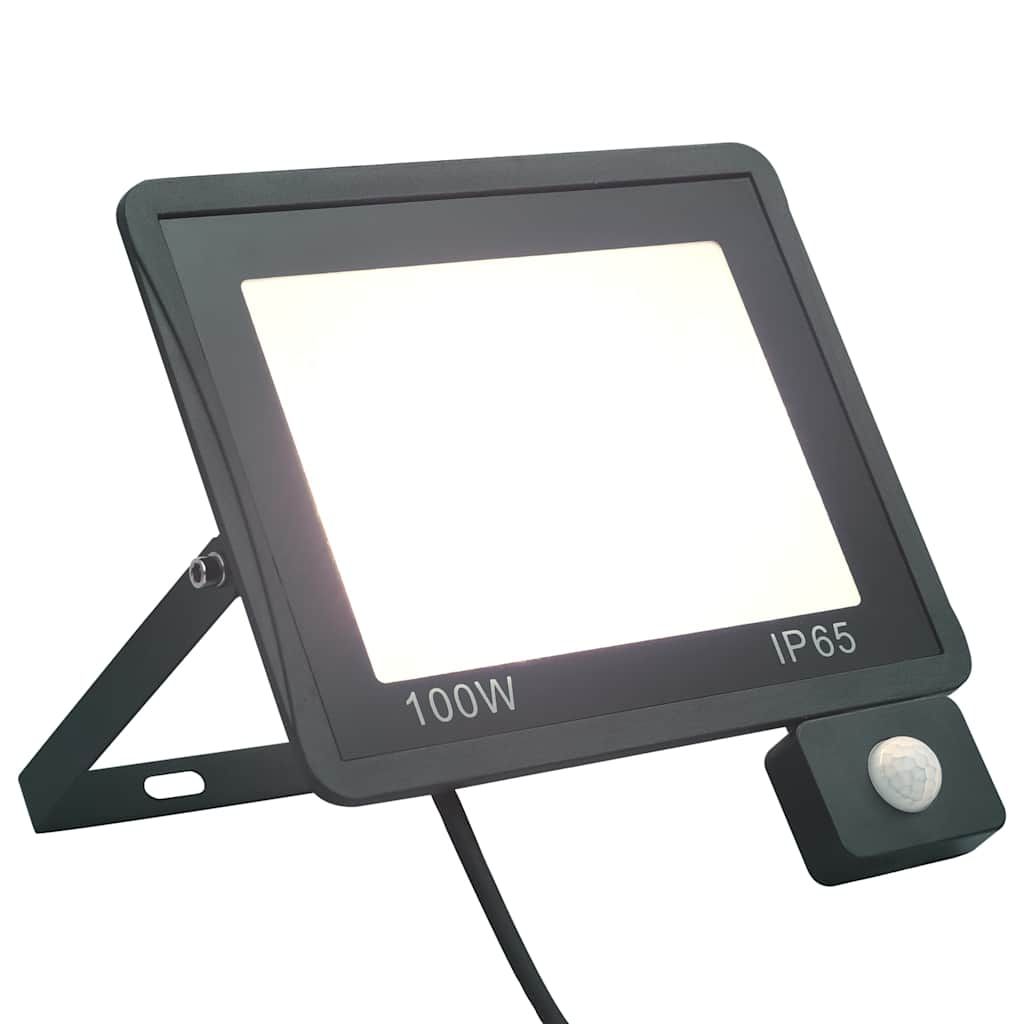LED-Fluter mit Sensor 100 W Kaltweiß