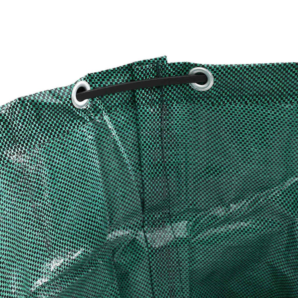 Gartenmüllsäcke 12 stk. 120 l Grün Polypropylen 45 x 45 x 76 cm