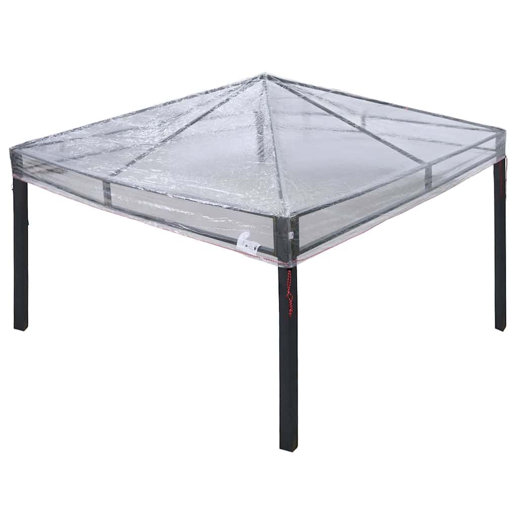 Ersatzbezug für Pavillon 300 x 300 x 26 cm Transparent PVC