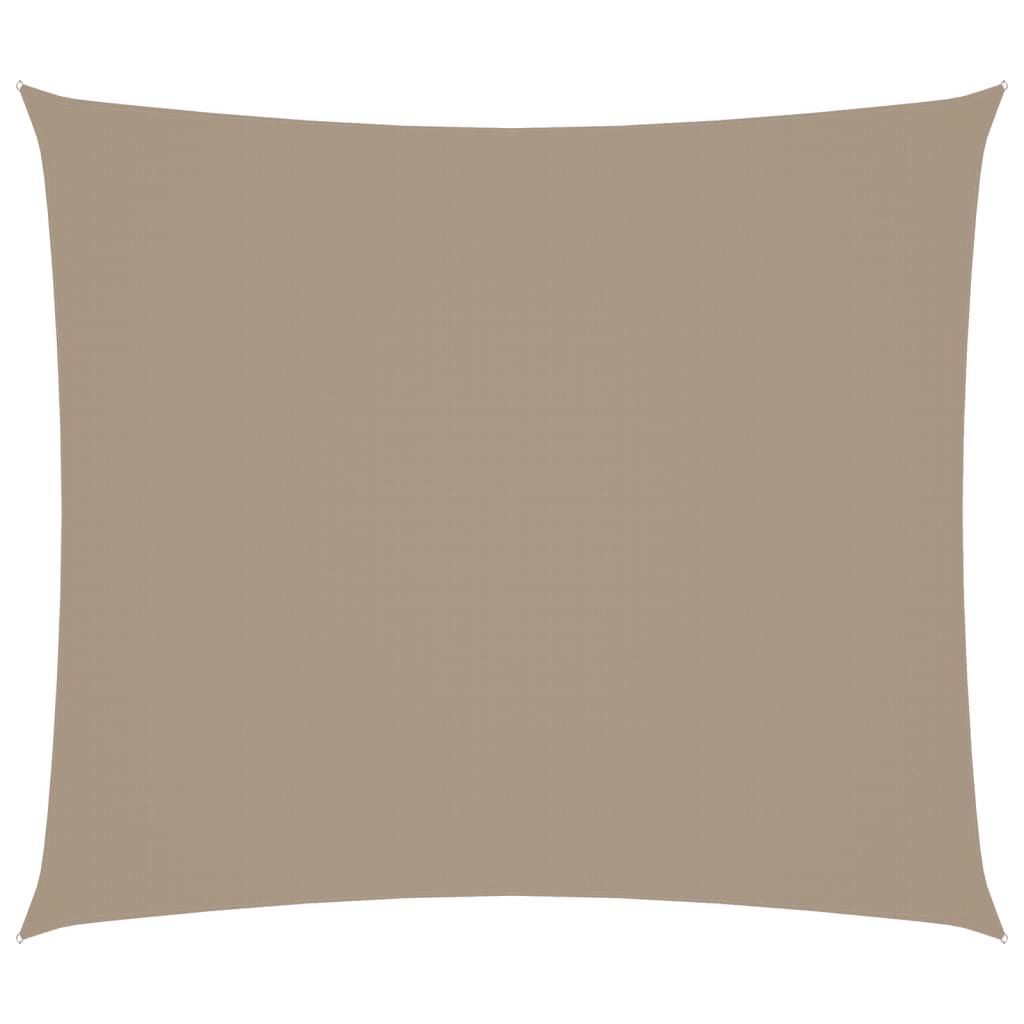 Sonnensegel Oxford-Gewebe Rechteckig 2x2,5 m Taupe