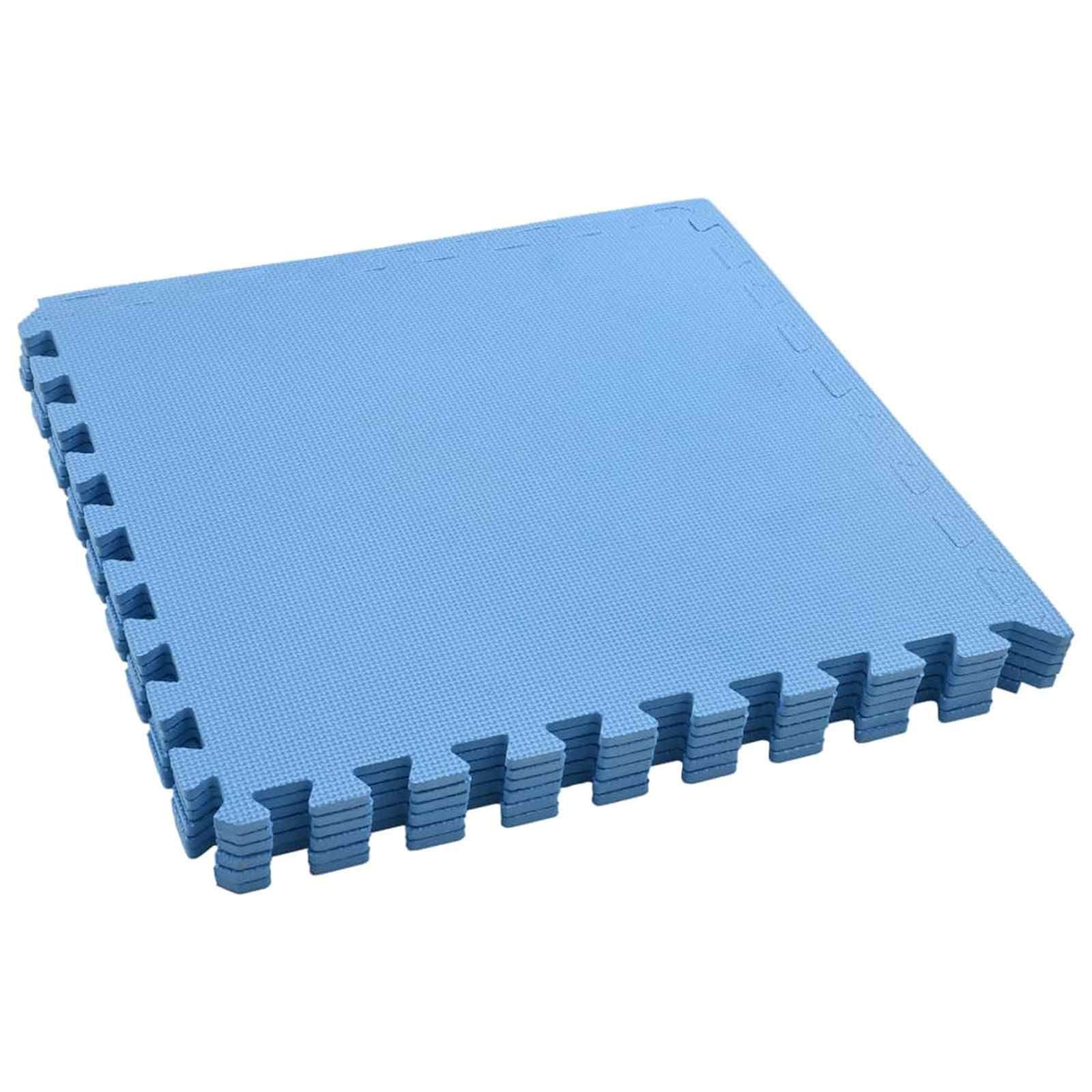 Pool Bodenschutzmatte 6 stk. Blau 2,16 ㎡ EVA-Schaum