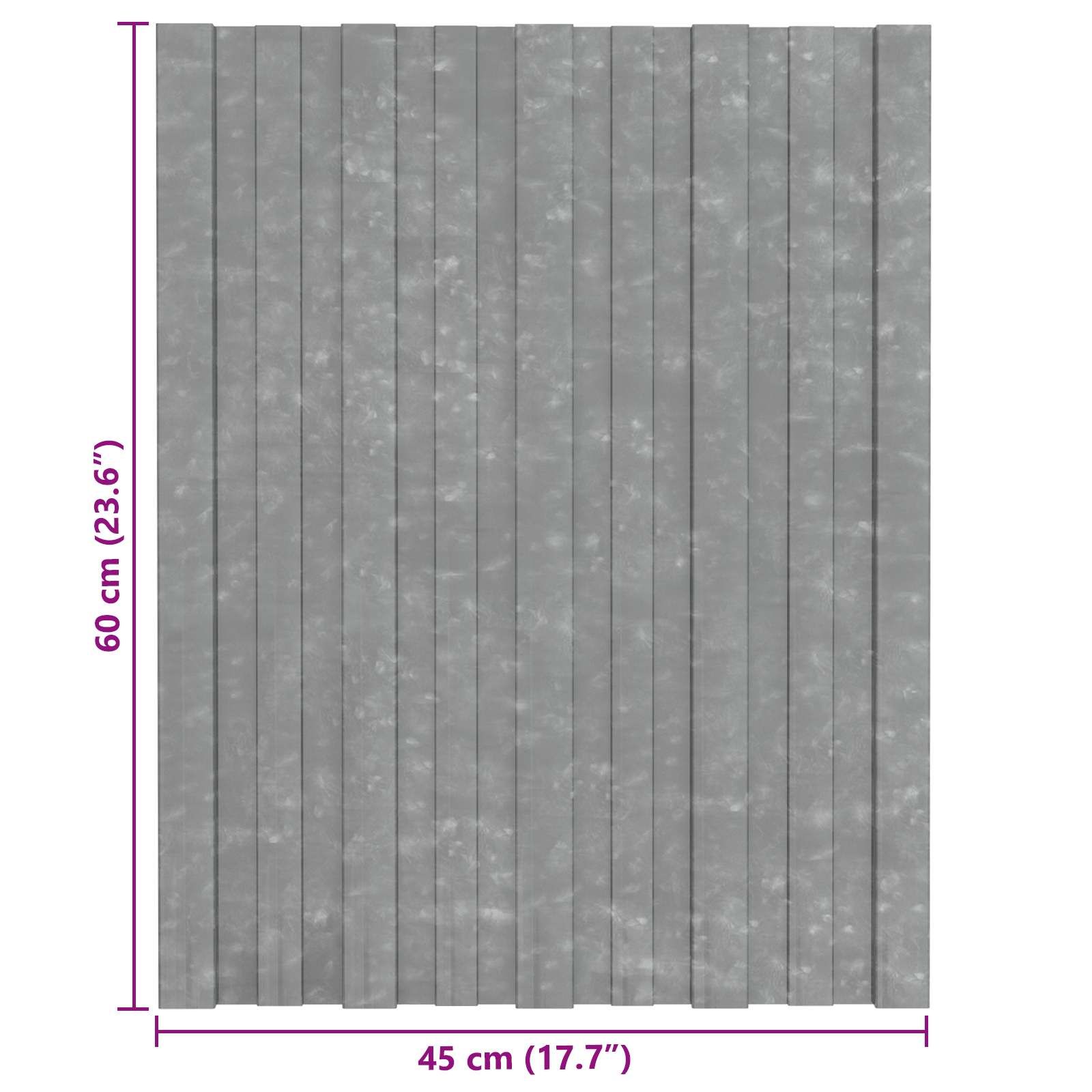 Dachpaneel 36 Stk. Silber 60 x 45 cm Verzinkter Stahl