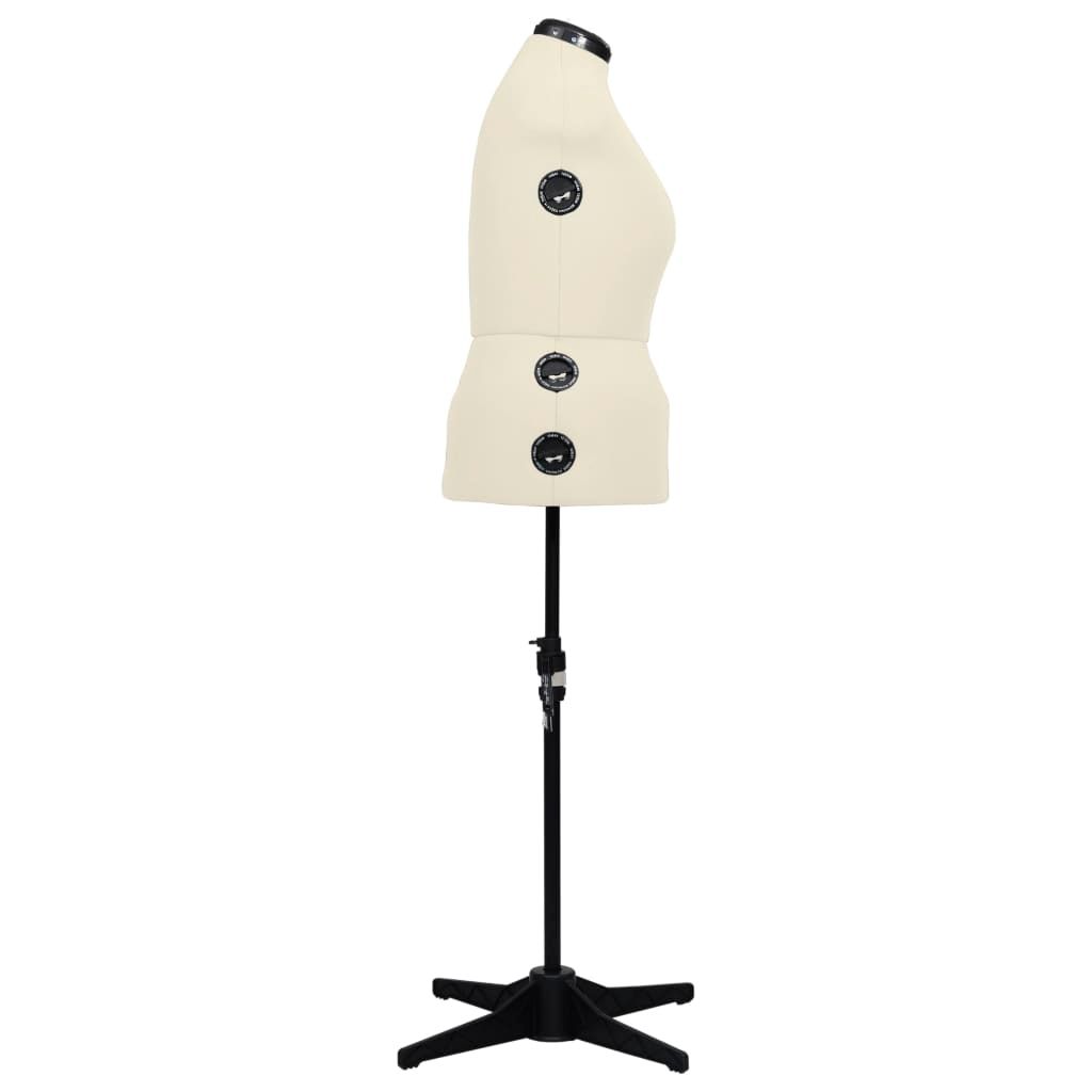 Schneiderpuppe Verstellbar Weiblich Creme L Größe 44-50