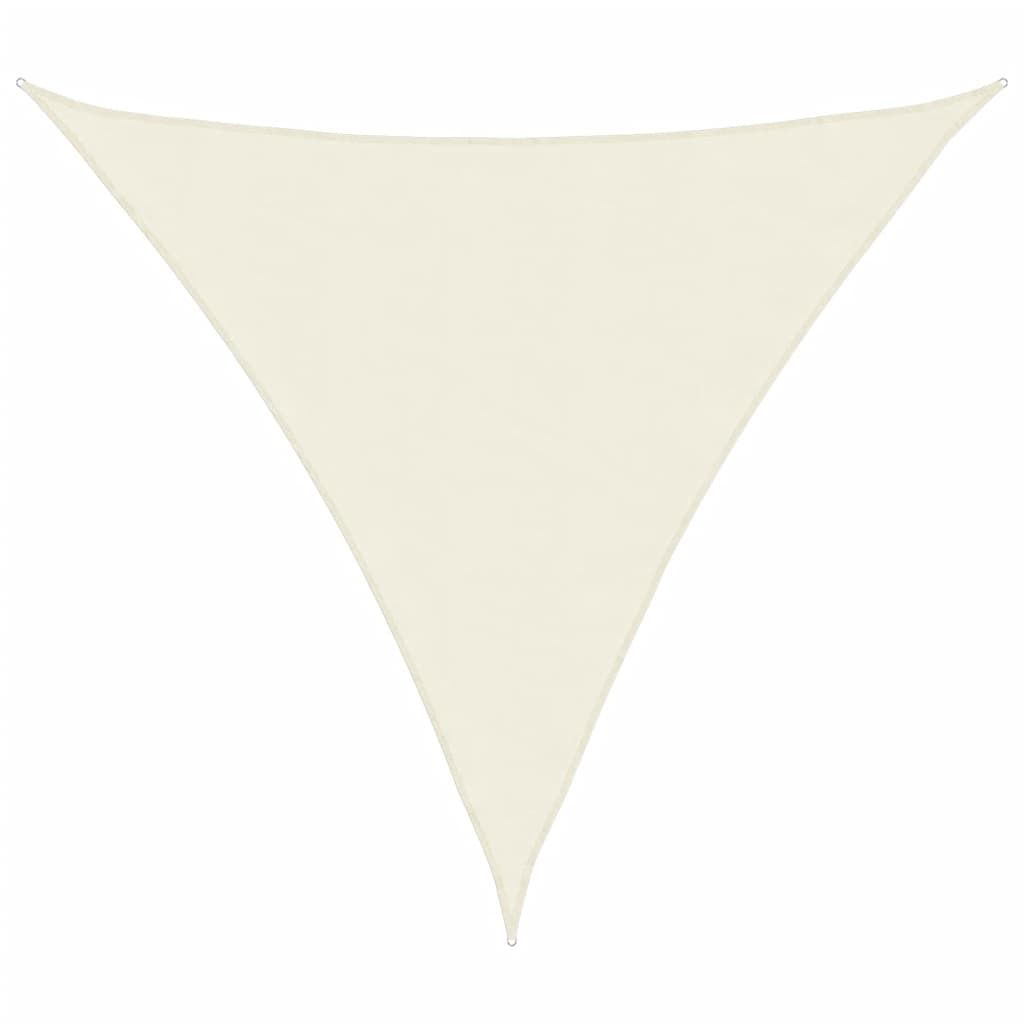 Sonnensegel Oxford-Gewebe Dreieckig 3x3x3 m Creme