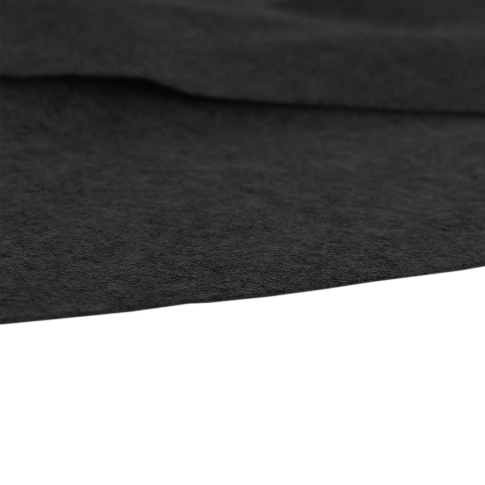 Bodenfolie für Pools Ø 244 cm (1 mm) Rund Vliesstoff Schwarz