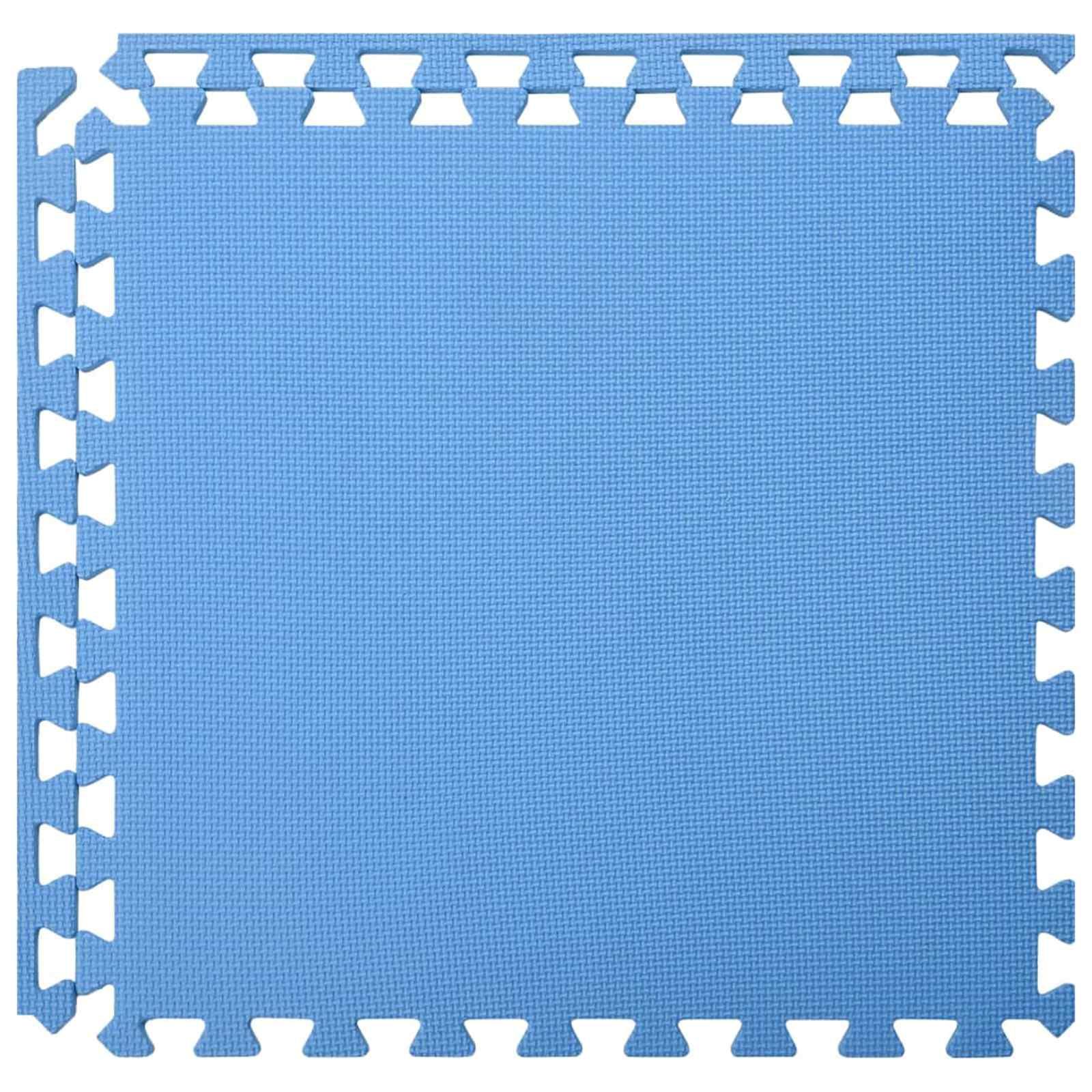 Pool Bodenschutzmatte 6 stk. Blau 2,16 ㎡ EVA-Schaum