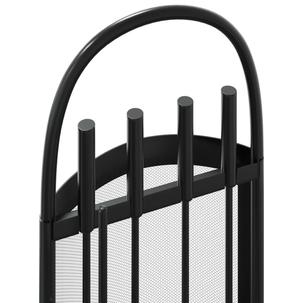 5-teiliges Kaminbesteck-Set 23 x 15 x 66 cm Stahl