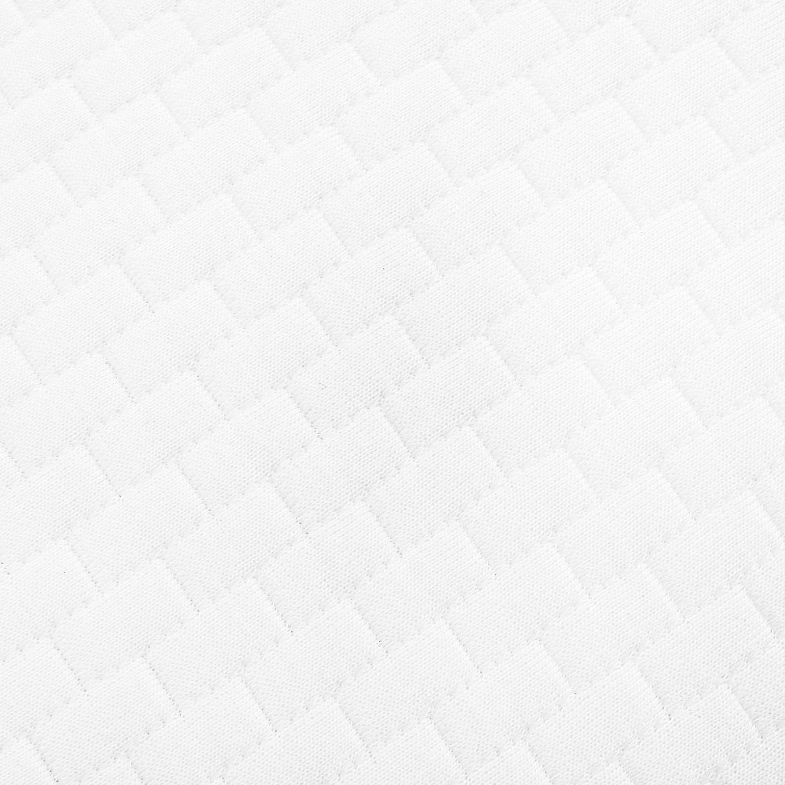 Schlafkissen Uni Weiß 60 x 37 x 12,5 cm Viscoschaum