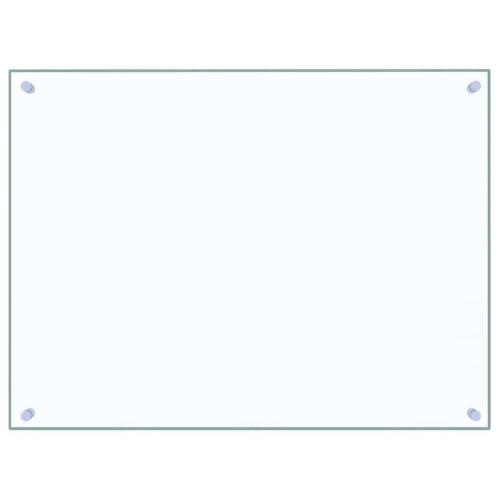 Küchenrückwand Transparent 80x60 cm Hartglas