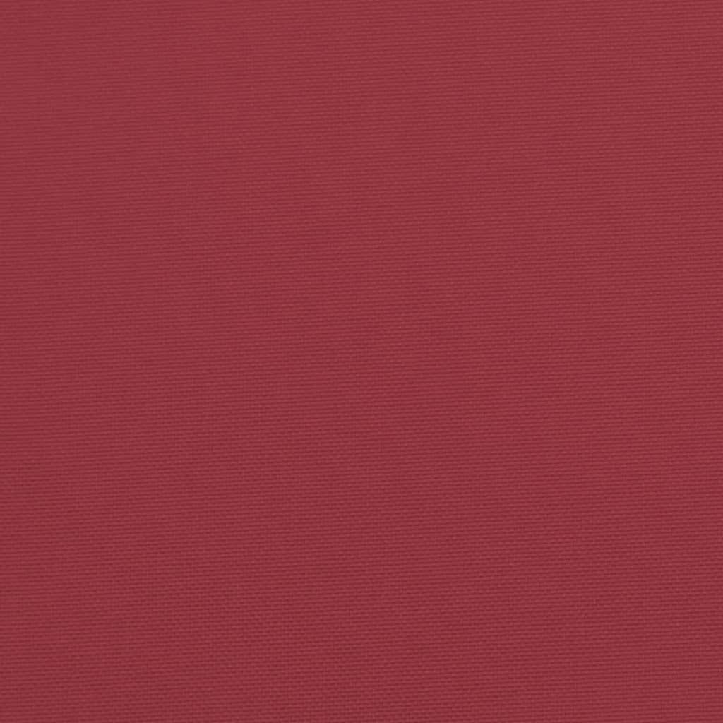 Gartenstuhlauflagen für Hochlehner 6 Stk. Weinrot 120x50x3 cm