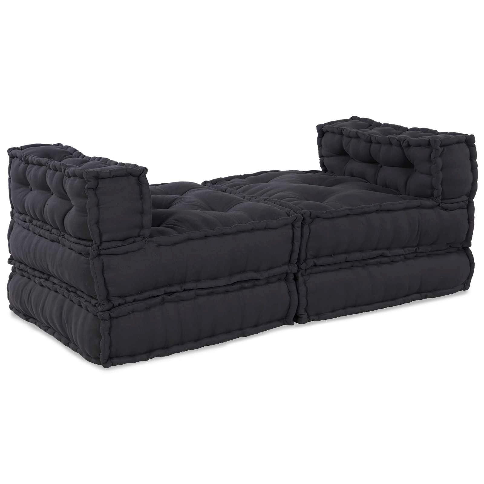 Modulare Sofagarnitur 4 pcs Anthrazit Stoff