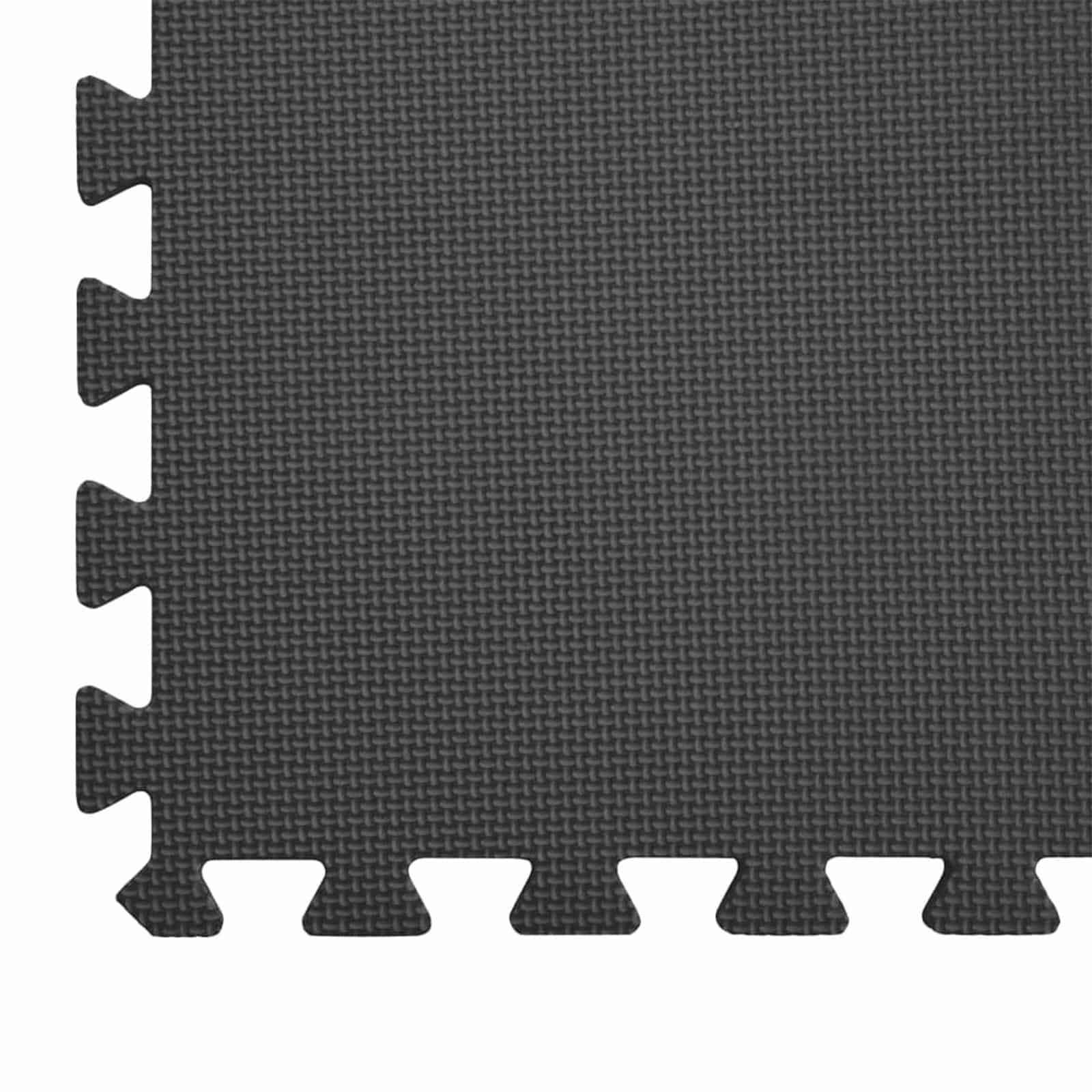 Pool Bodenschutzmatte 6 stk. Schwarz 2,16 ㎡ EVA-Schaum