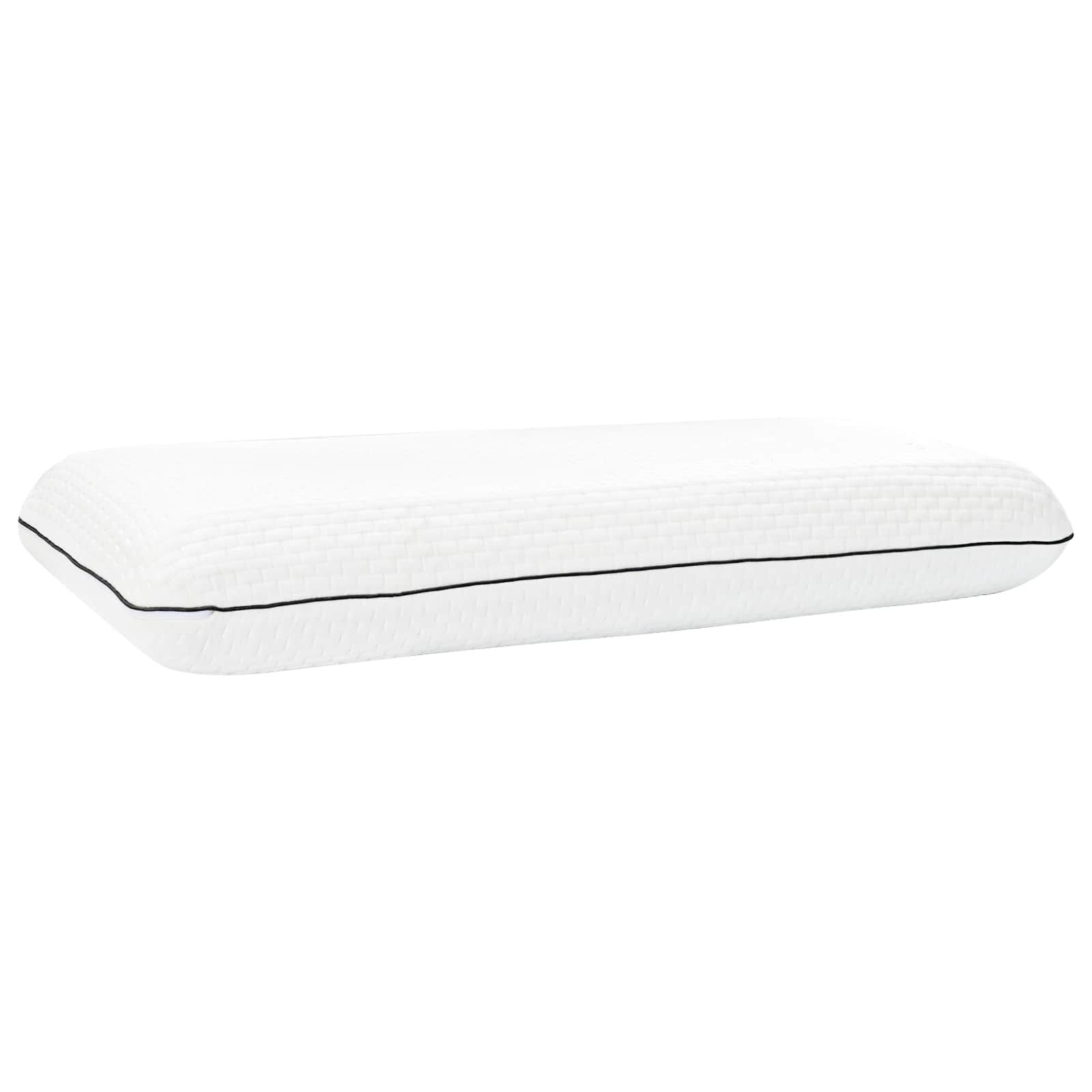 Schlafkissen Uni Weiß 80 x 40 x 12 cm Gelschaum