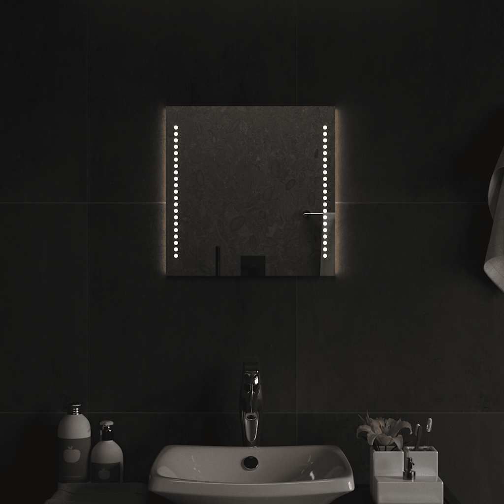 LED-Badspiegel 40x40 cm