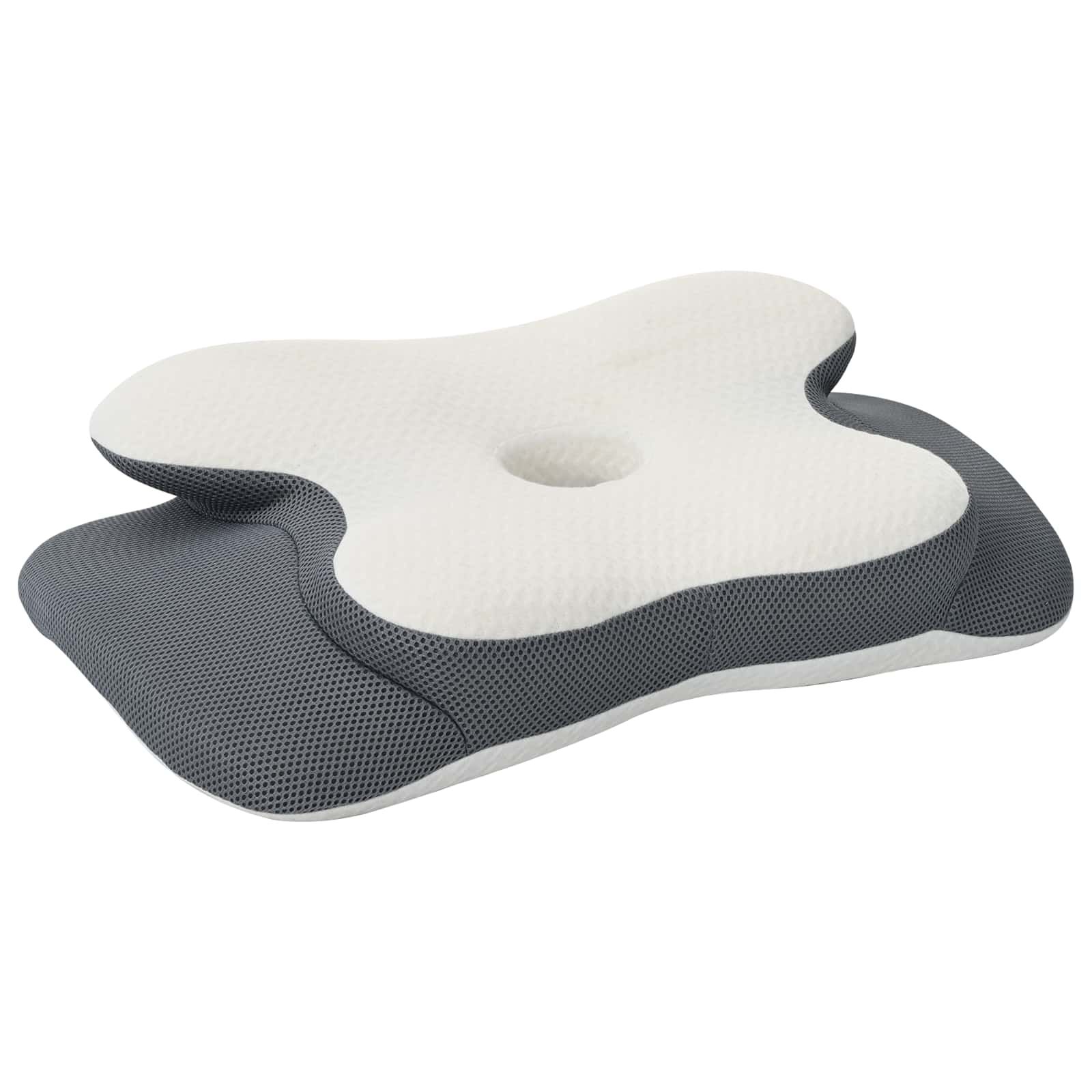 Nackenkissen Weiß Viscoschaum 58 x 37,5 x 12 cm