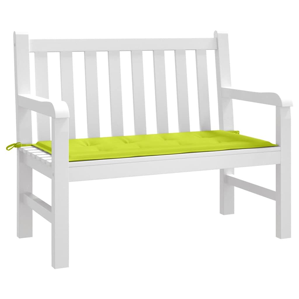 Gartenbank-Auflage Hellgrün 120x50x4 cm Oxford-Gewebe