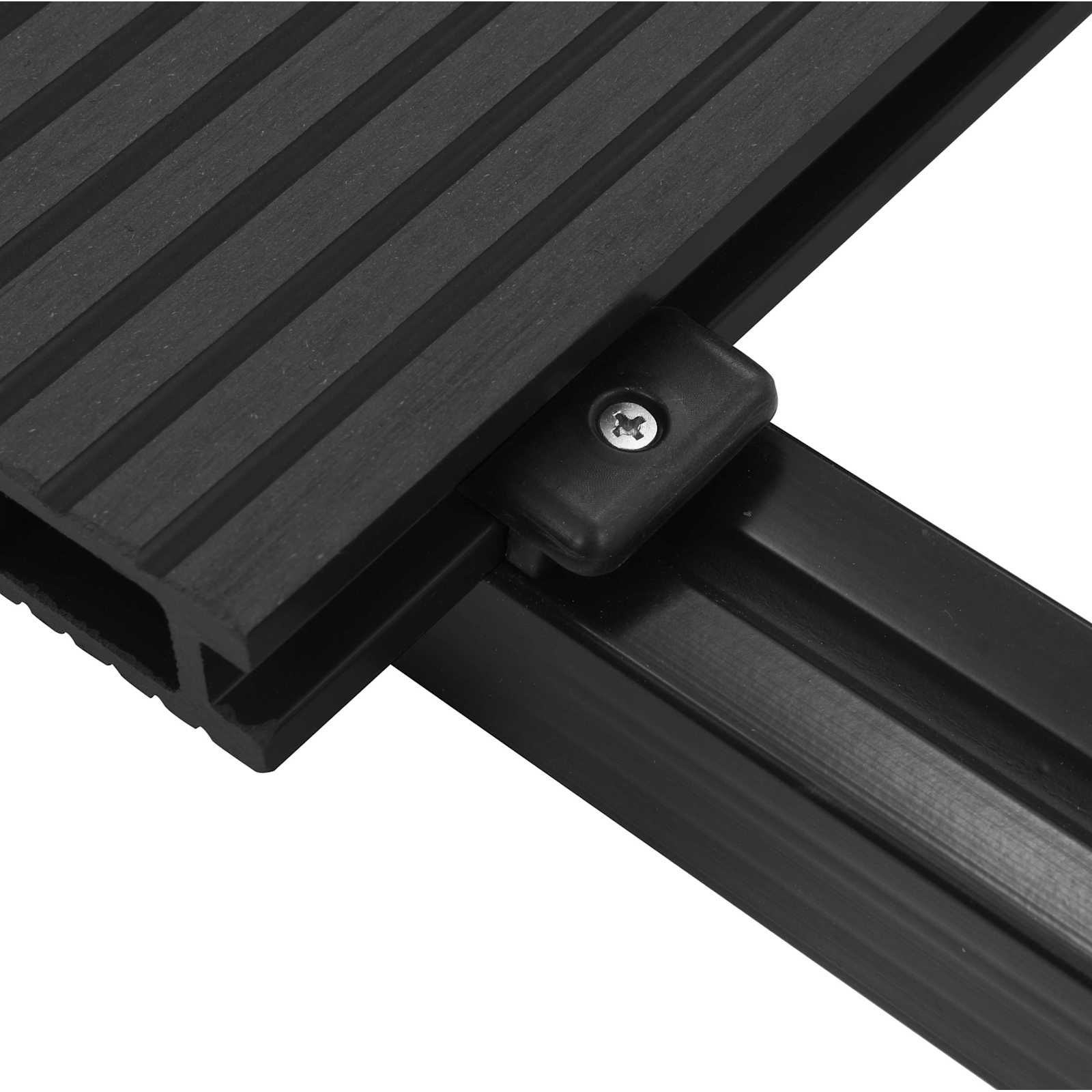 Terrassendiele 30 stk. Schwarz WPC